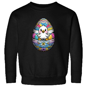 Discover The Cute Easter egg Chick Sweatshirts