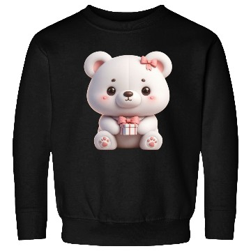 Discover Sweet Teddy Bear and Gift Box Sweatshirts