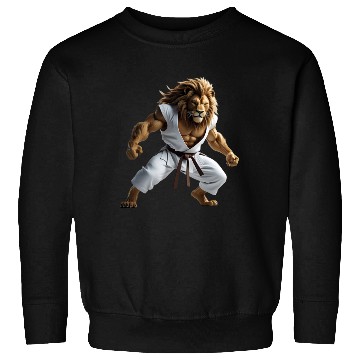 Discover Karate Lion Warrior Sweatshirts
