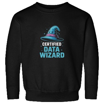 Discover Certified Data Wizard Data Scientist Sweatshirts
