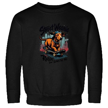 Discover Dachshund Street Weanie Sweatshirts