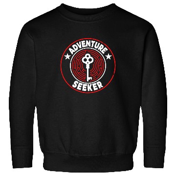 Discover Escape Room Adventure Seeker Sweatshirts