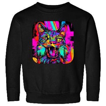 Discover Neon Fluorescent UV Electro Music Party Sweatshirts