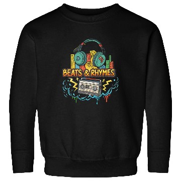 Discover Hip-Hop Beats & Rhymes Graffiti Sweatshirts