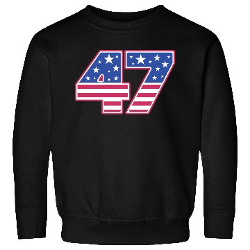 Discover Number 47 in Stars and Stripes Sweatshirts