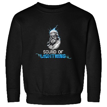 Discover "Lightning God Zeus Sweatshirts – Epic Mythology