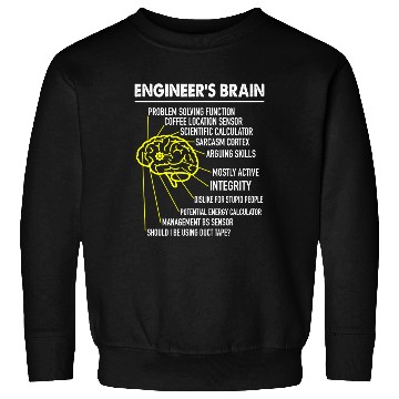 Discover Enginee's brain anatomy for engineer engineering Sweatshirts