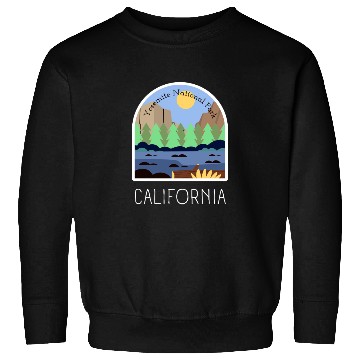 Discover Retro Yosemite National Park California Sweatshirts