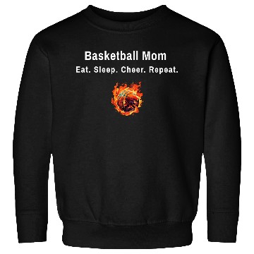Discover basketball mom Sweatshirts, Eat, Sleep, Cheer, Repeat