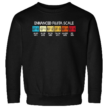Discover Enhanced fujita scale for storm chaser chasing Sweatshirts
