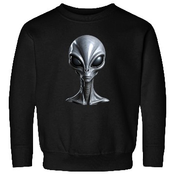 Discover Real Tall Grey Alien Extraterrestrial Sweatshirts