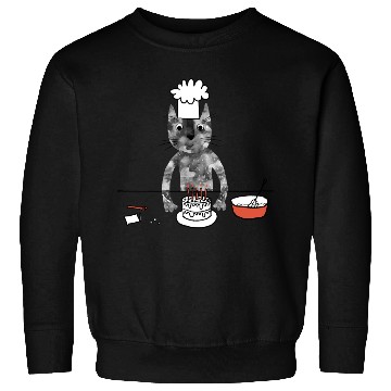 Discover Cat in a Chef Hat Baking a Cake Sweatshirts