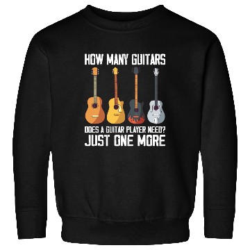 Discover How many guitares for guitarist guitar player Sweatshirts