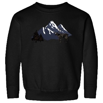 Discover Geometric Wilderness — Crystal Deer Sweatshirts