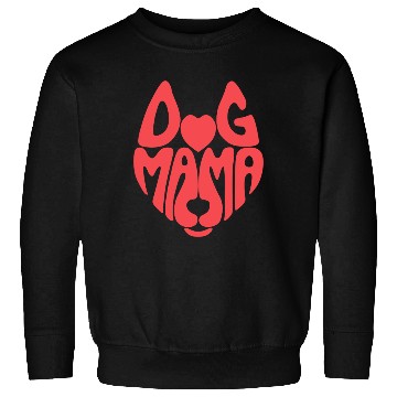 Discover Dog Mama print Sweatshirts
