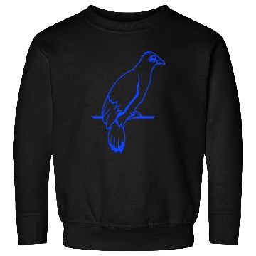 Discover Bird raven dove sitting cable hawk eagle birdie Sweatshirts