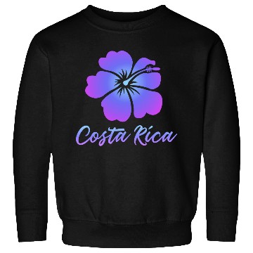 Discover Costa Rica Hibiscus Sweatshirts