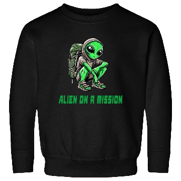 Discover Alien On Mission Sweatshirts