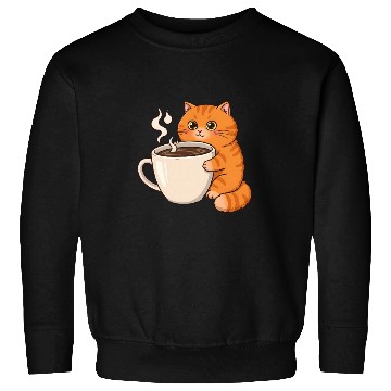 Discover I Love Cat, Coffee & Maybe You Sweatshirts