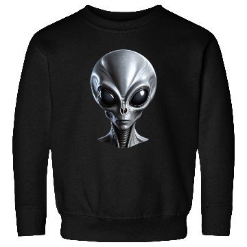 Discover Real Grey Alien with a big head Sweatshirts