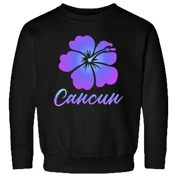 Discover Cancun Hibiscus Sweatshirts