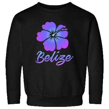 Discover Belize Hibiscus Sweatshirts
