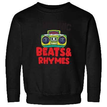 Discover Chronic Beats and Rhymes 90s Hip Hop Sweatshirts pr