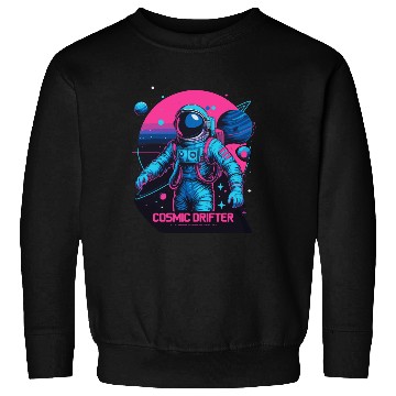 Discover Cosmic Drifter Synthwave Sweatshirts