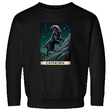 Discover Zodiac Card Capricorn Sweatshirts