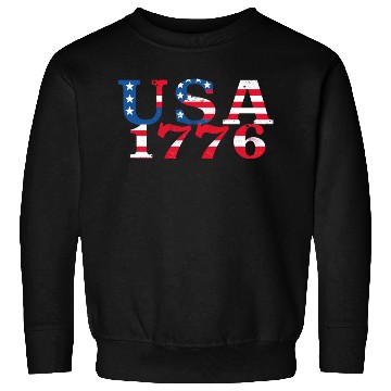 Discover USA Established 1776 Stars Red White Blue Sweatshirts