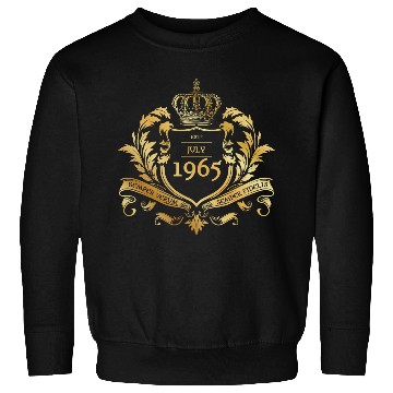 Discover 60th birthday Semper Verum - Established 08/1965 Sweatshirts