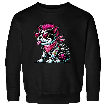Discover Bostie Punk Design Sweatshirts
