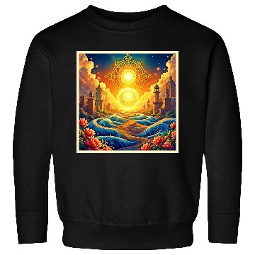 Discover Fantasy Spiritual City Sweatshirts