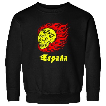 Discover Spain Skull Design Design Sweatshirts