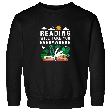 Discover Reading Teacher Librarian Read Book Sweatshirts
