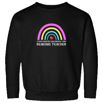 Discover Reading Teacher Literature Book Library Sweatshirts