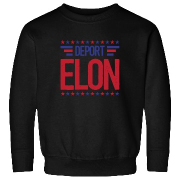 Discover Deport Elon Musk Bumper Anti Fascist Sweatshirts