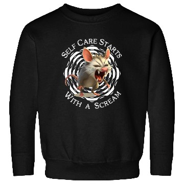 Discover Self Care Starts with a Scream – Unhinged and Loud Sweatshirts