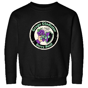 Discover Grape Gladiator Berry Bold Gamer Sweatshirts