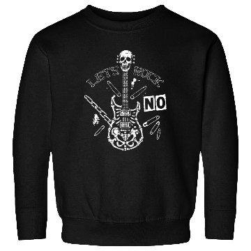 Discover Skull Bone Guitar Punk Sweatshirts