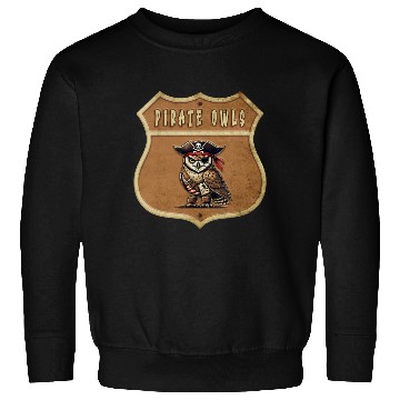 Discover Pirates Owl Design Sweatshirts