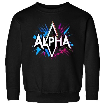 Discover Alpha Graffiti Sweatshirts – Power Vibe Street Art Desig