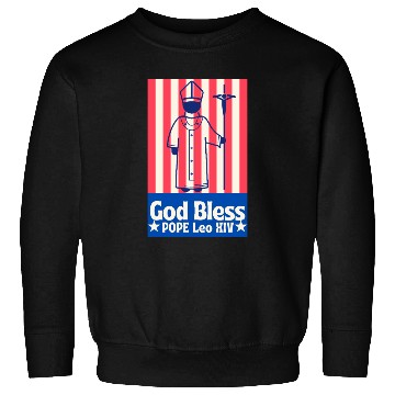 Discover Pope Leo XIV, Historic First American Pope Sweatshirts