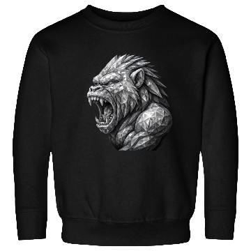 Discover Fierce Geometric angry monkey Sweatshirts