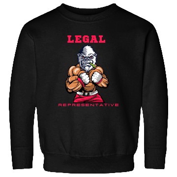 Discover Legal Representative Boxing Gorilla – Power & Jus Sweatshirts