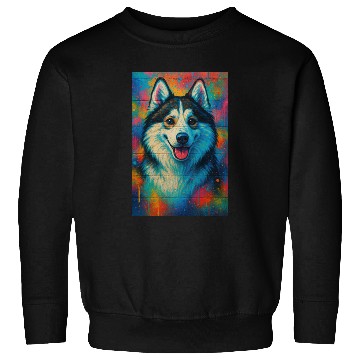 Discover Energetic Husky Splash Sweatshirts