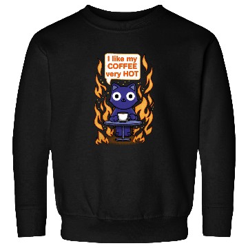 Discover I like coffee very hot Sweatshirts