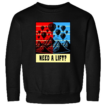 Discover Hot Air Balloon Design Sweatshirts