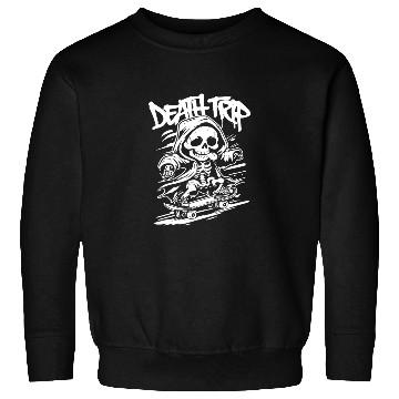 Discover Skeleton Skateboard Gothic Punk Street Art Sweatshirts