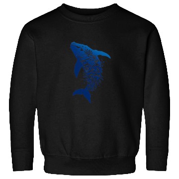 Discover Ocean Whale Nature Art Sweatshirts
